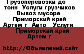 Грузоперевозки до 1,5 тонн. Услуги грузчиков. Вывоз мусора - Приморский край, Артем г. Авто » Услуги   . Приморский край,Артем г.